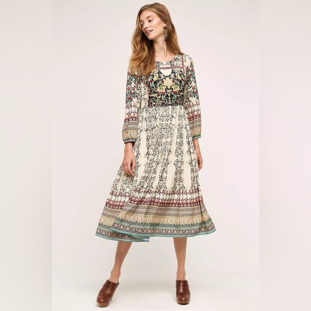 Bhanuni by Jyoti Anthropologie Midi Dress